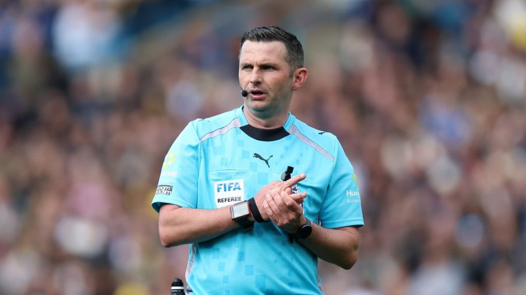 FIFA releases update on Michael Oliver after British referee removed from World Cup match