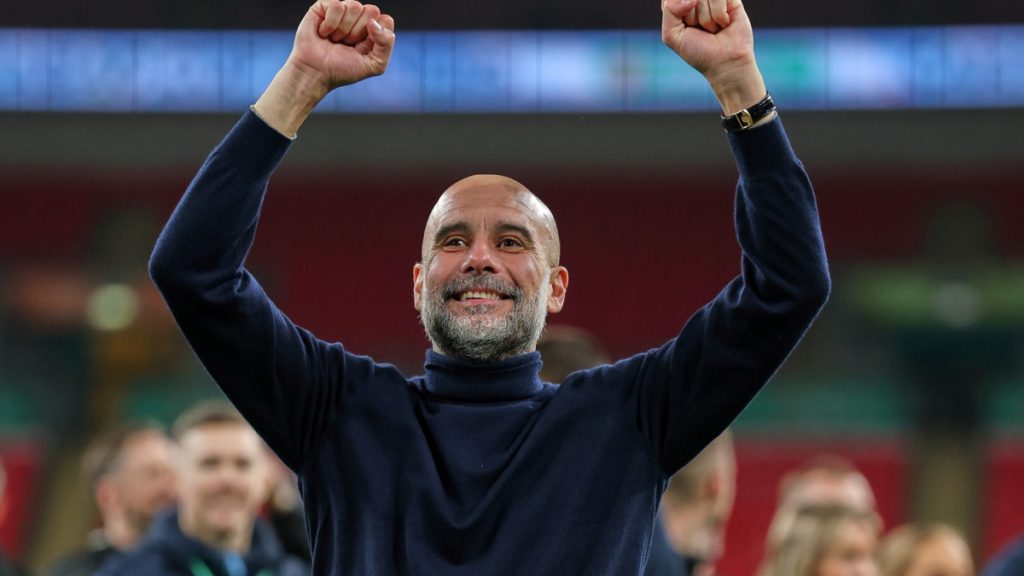 Pep Guardiola reaches 20 trophies as Manchester City close in on Alex Ferguson’s record