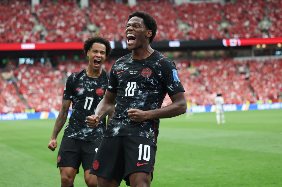 David’s hat trick leads Canada to a 6-0 win over Qatar and their first World Cup win.
