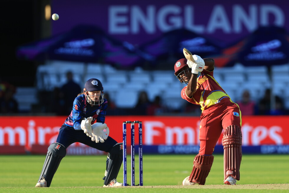 West Indies beat Scotland by 7 runs to remain unbeaten in Women’s T20 World Cup
