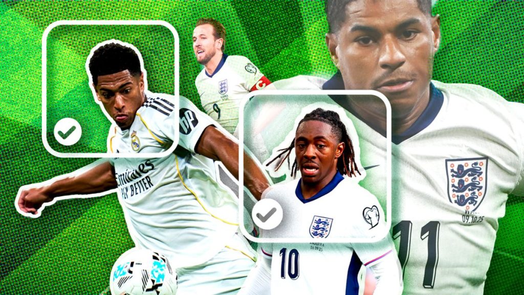 Select the England team to face France in the World Cup 3rd and 4th place play-off matches
