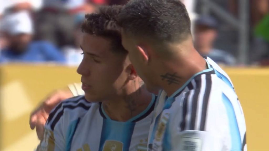 Alan Shearer furious at ‘stupid’ Enzo Fernandes after being sent off during Spain vs Argentina World Cup final