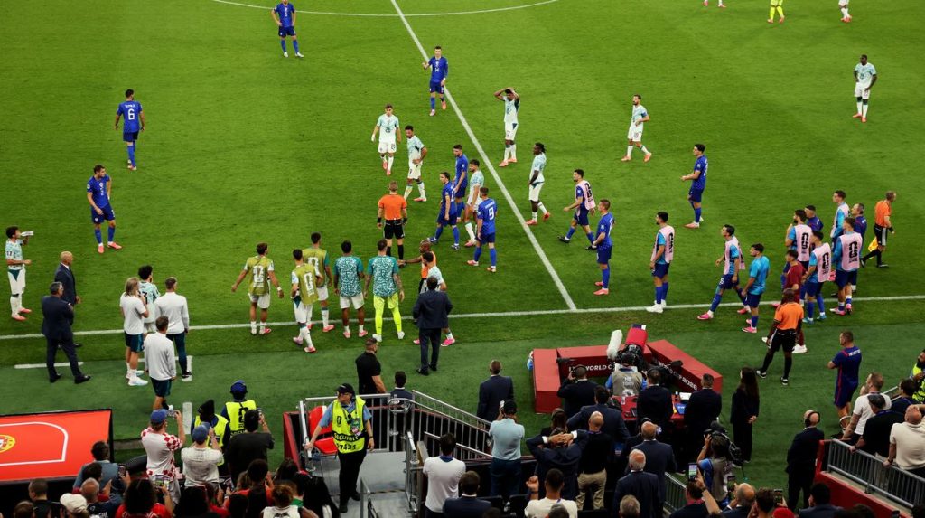 Portugal vs Croatia canceled after angry fans launched bottles onto the pitch after a goal was disallowed