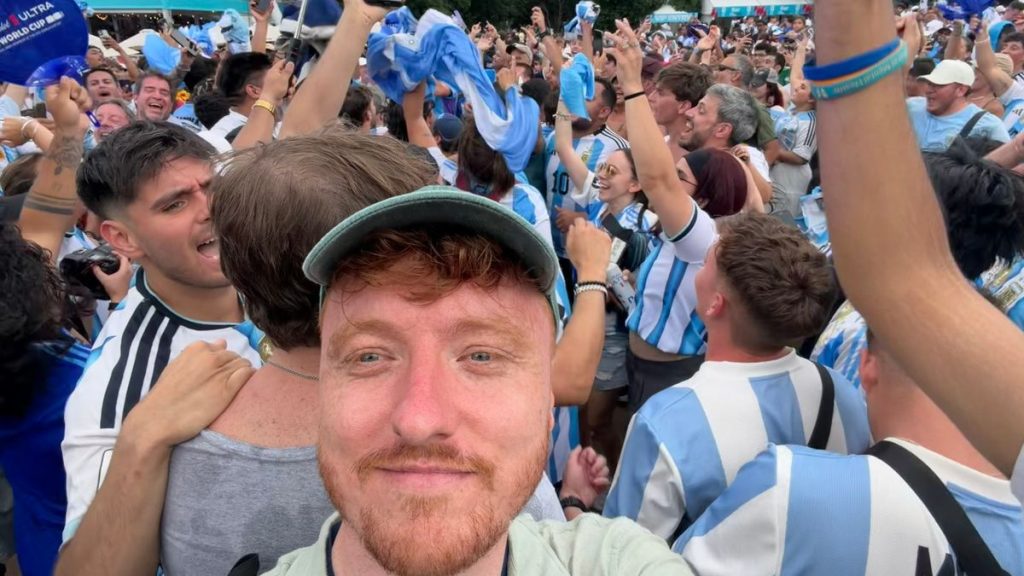 “I watched the England game with hundreds of other Argentines. I pretended to be Scottish to avoid trouble.”