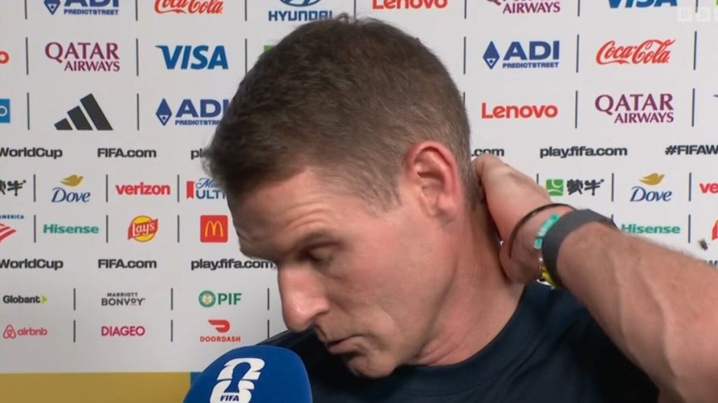 “11 heartbreaks”: England manager fights back emotional tears during BBC interview during France World Cup match