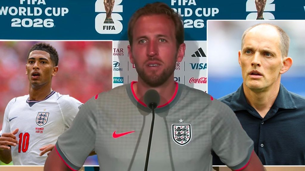 Harry Kane gives his opinion on Thomas Tuchel and Jude Bellingham clash after England’s ‘lucky’ win
