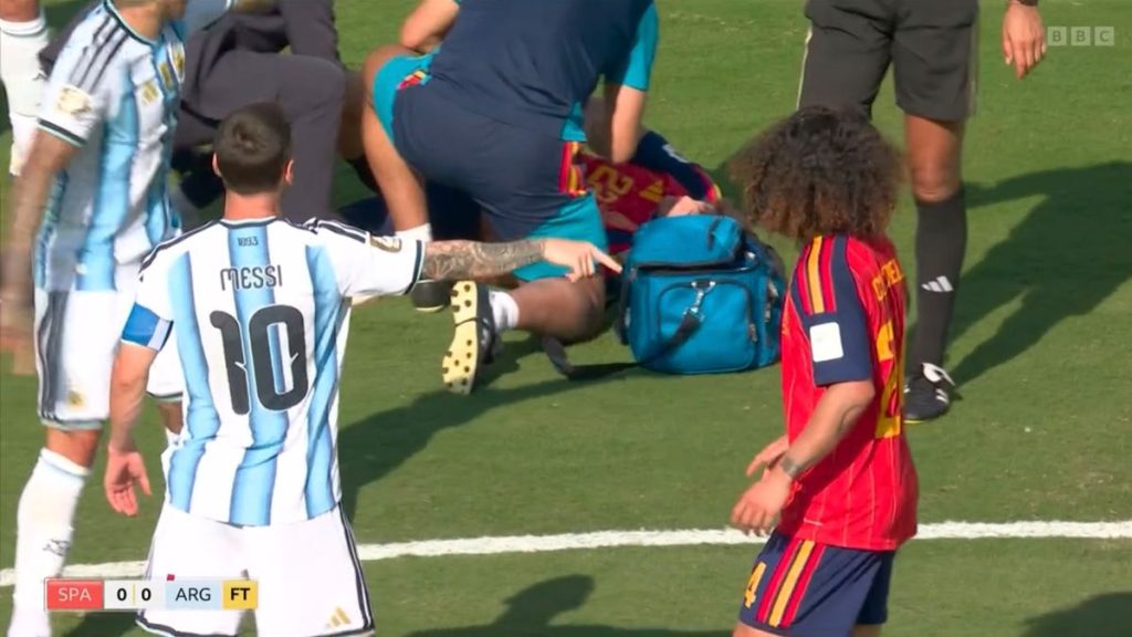 Lionel Messi condemns desperate attempt to get Spain player sent off at World Cup final