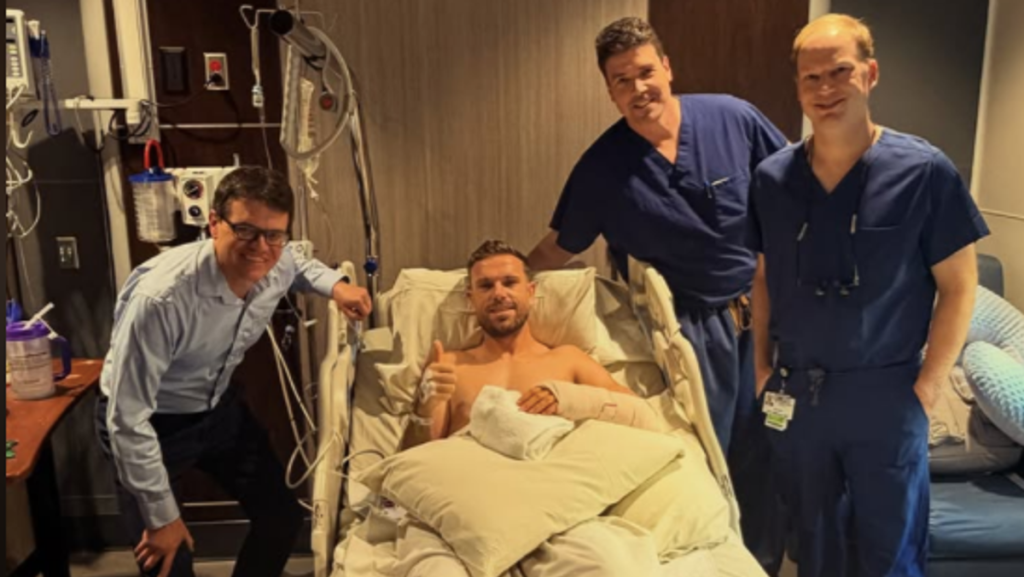 Jordan Henderson speaks from his hospital bed after surgery for World Cup injury
