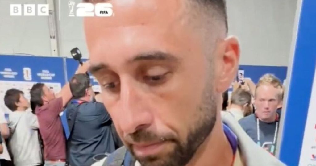 World Cup star cancels BBC interview, walks out in emotional scenes | Soccer | Sports