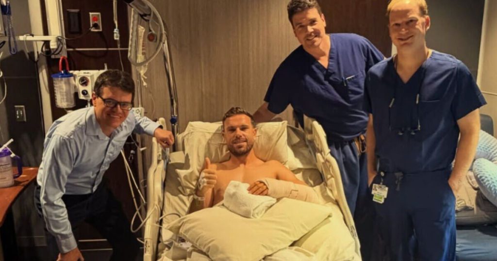 Jordan Henderson releases statement from hospital bed after surgery | Soccer | Sports