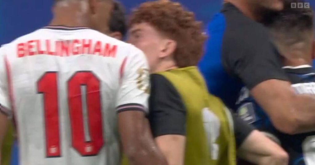 Jude Bellingham caught ‘slapping’ Argentine national team star after losing in clash between players | Soccer | Sports
