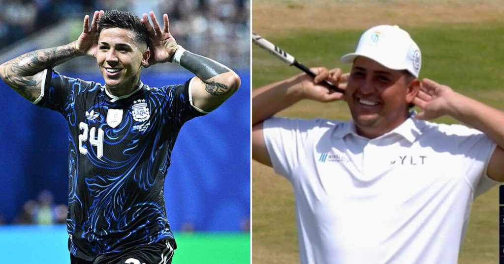Argentine golfer brutally mocks England at British Open with Fernandes gesture Soccer | Sports