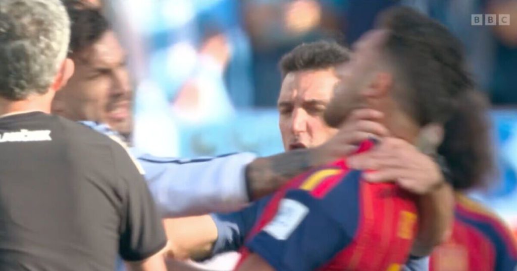 Argentina star throws punch in ‘disgusting’ scene after Spain wins World Cup final | Soccer | Sports