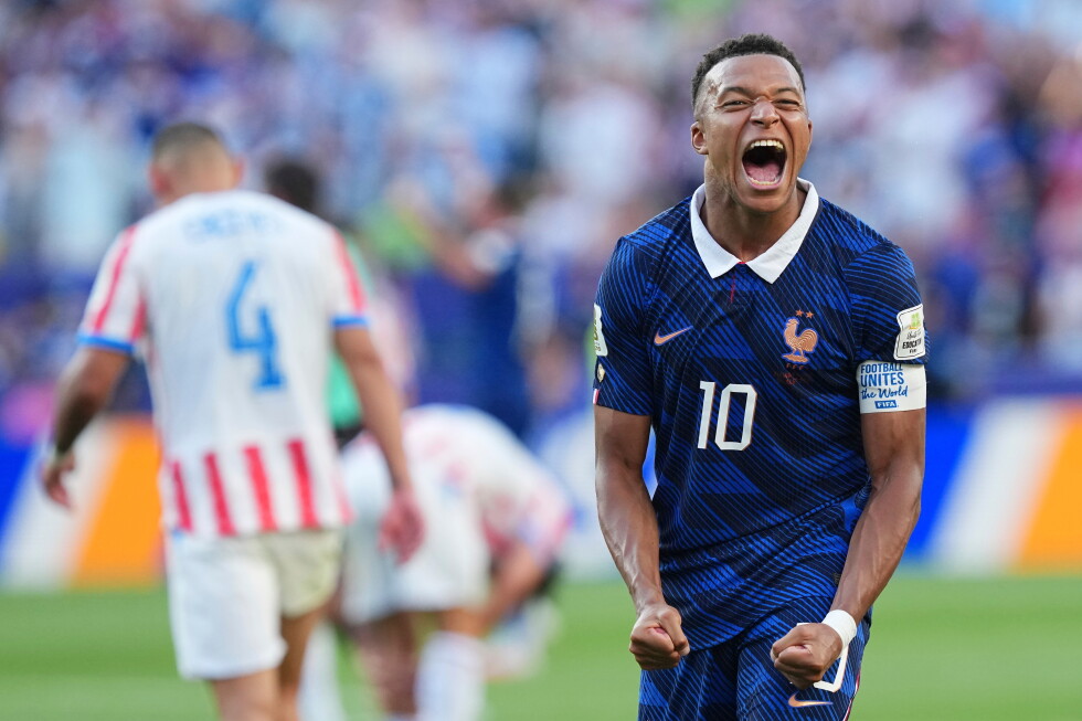 One great photo: Mbappé’s joy and satisfaction after a hard-fought match