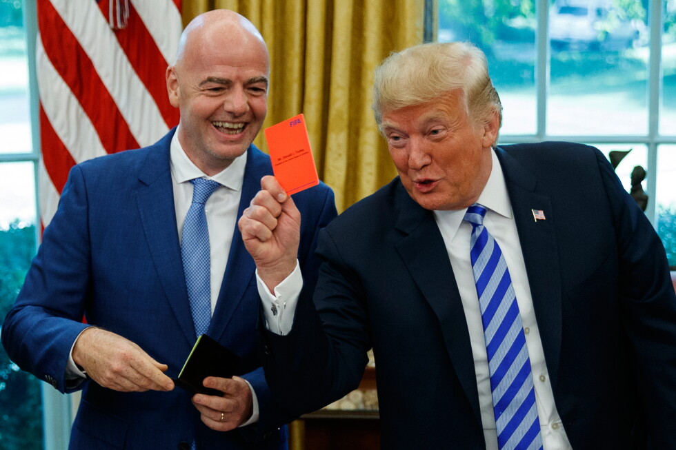 EU lawmakers are calling for an investigation into FIFA president Gianni Infantino over his contacts with President Trump.