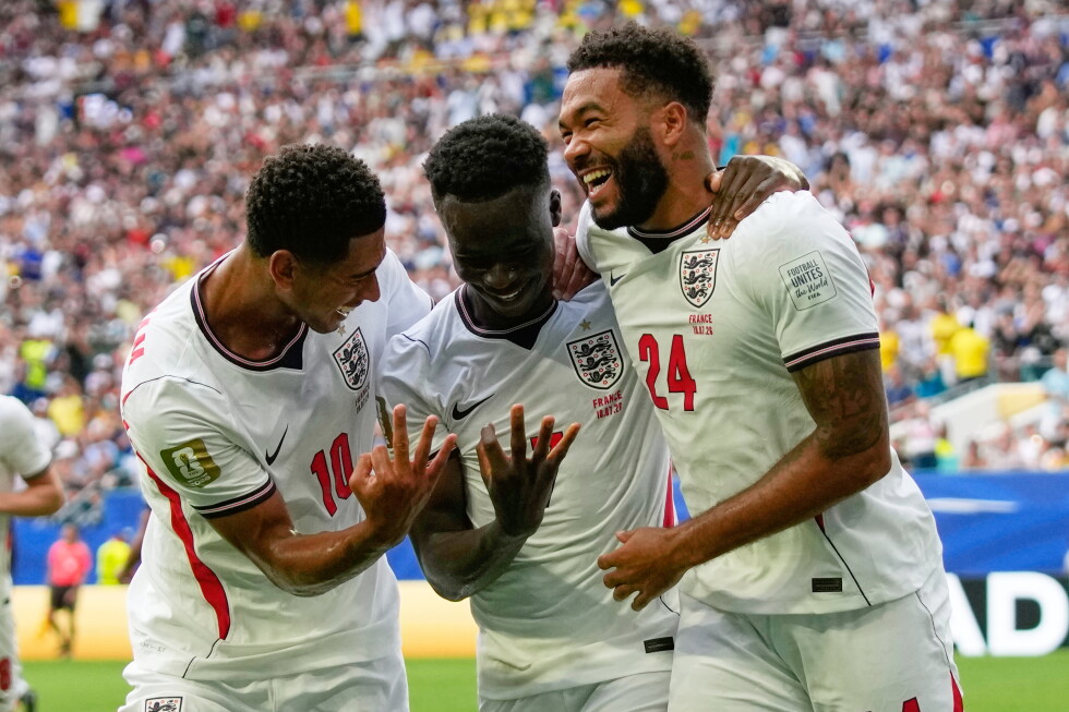 Saka scores 3 goals, Mbappe scores 2, England beat France 6-4 to clinch third place