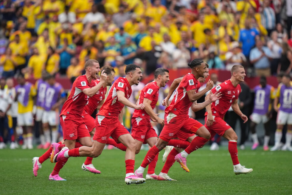 Switzerland advances to World Cup quarterfinals with penalty shootout win over Colombia
